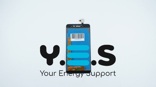 Дисплей для телефону  Lenovo S60  білий  у зборі з тачскрином  без рамки