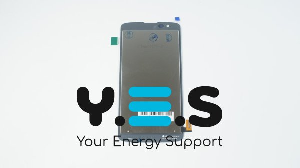 Дисплей для телефону LG K8 K350E білий у зборі з тачскрином без рамки