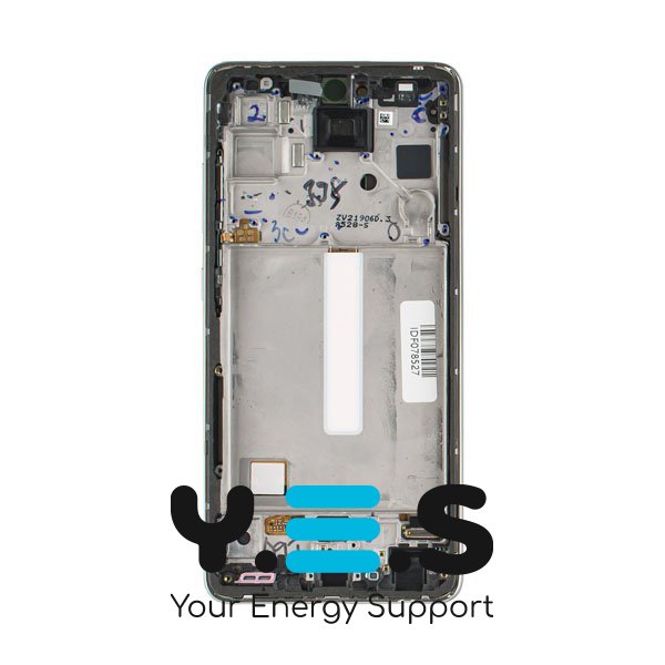 Дисплей для телефону  Samsung Galaxy A52s 5G  2021   SM-A528  білий  у зборі з тачскрином  з рамкою  Service оригінал