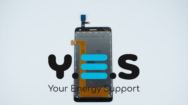 Дисплей для телефону  Lenovo S660  чорний  у зборі з тачскрином  без рамки