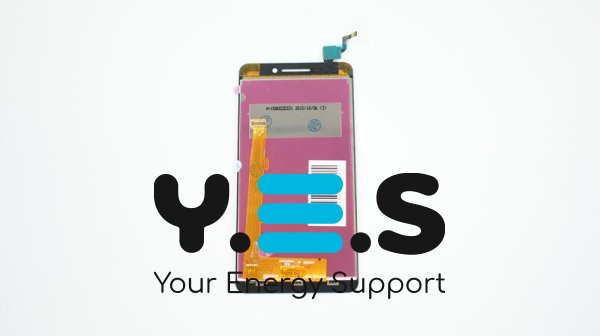 Дисплей для телефону  Lenovo A5000  чорний  у зборі з тачскрином  без рамки