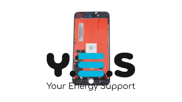 Дисплей для телефону  Apple iPhone 8 Plus  чорний  у зборі з тачскрином  з рамкою  PRC оригінал