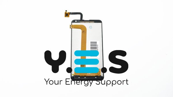 Дисплей для телефону  Fly IQ4514 Quad EVO Tech 4  чорний  у зборі з тачскрином  без рамки