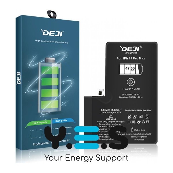 Посилений акумулятор 4750 mAh для Apple iPhone 14 Pro Max A2895 DEJI
