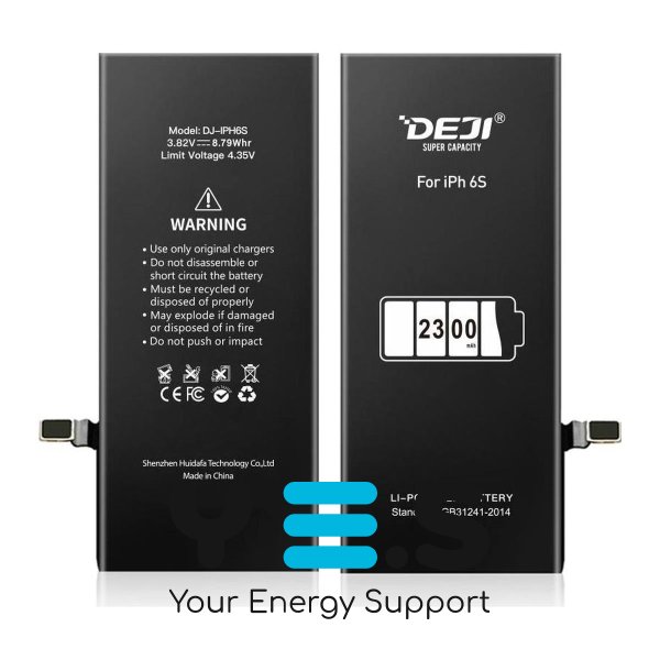 Посилений акумулятор 2500 mAh для Apple iPhone 6s A1633 A1688 A1691 A1700 DEJI