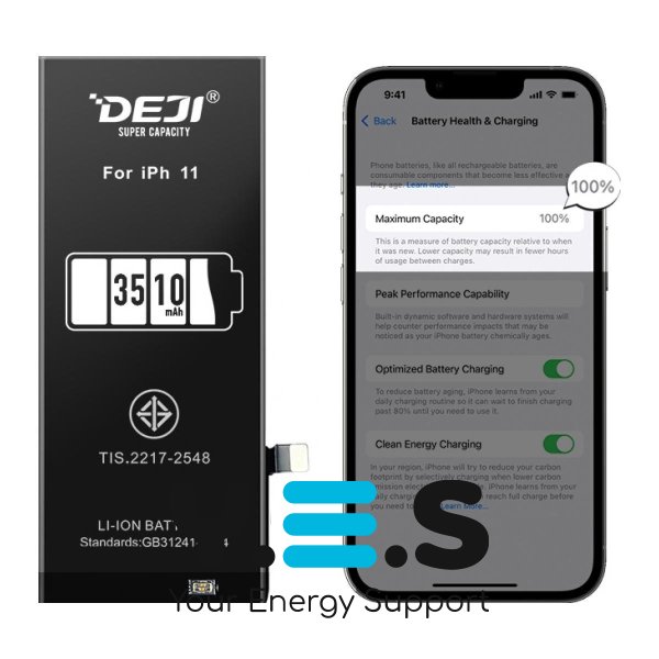 Смарт-батарея 3510 mAh для iPhone 11 DEJI | Відображає ємність | Розпізнається iOS як оригінал
