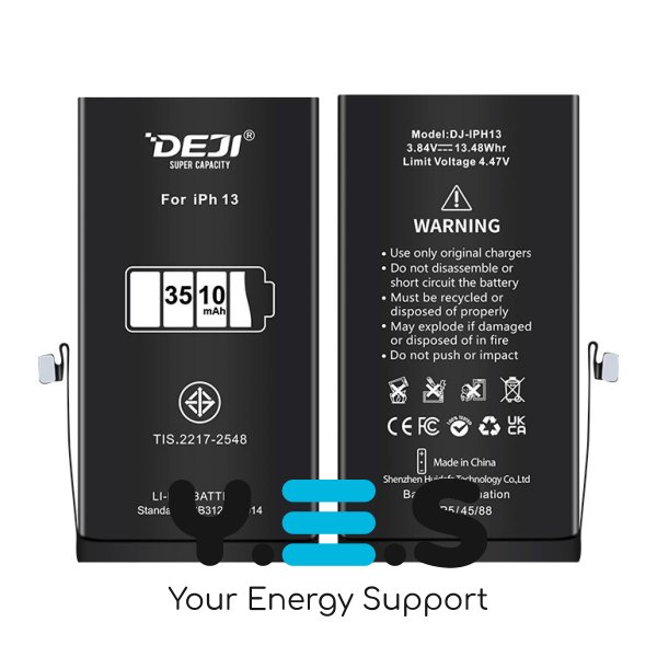 Посилений акумулятор 3510 mAh для Apple iPhone 13 A2635 DEJI