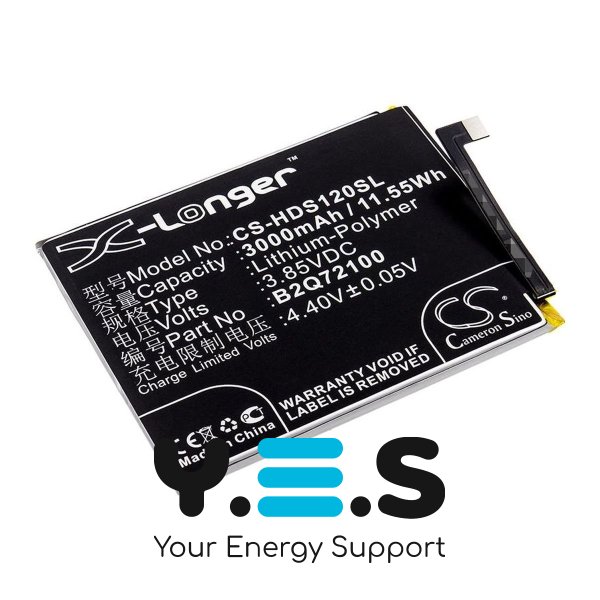 Батарея  X-Longer B2Q72100 CS-HDS120SL для HTC Desire 12s 3000 mAh