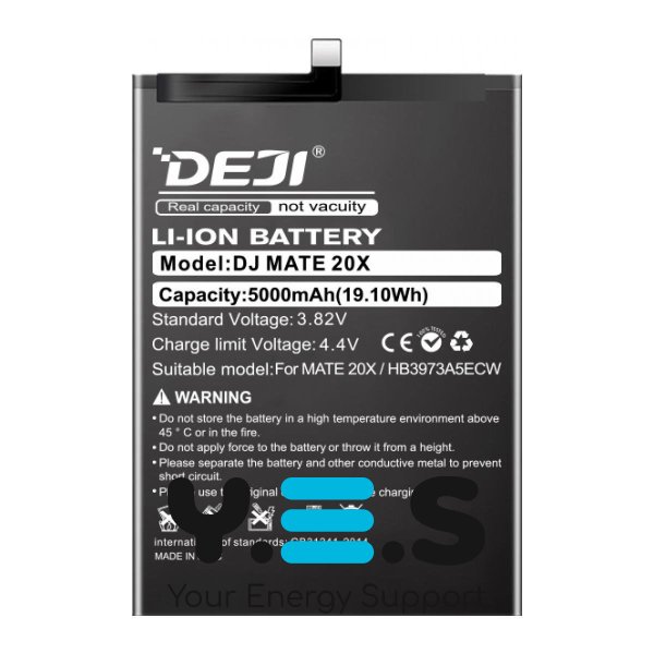 Батарея DEJI Huawei HB3973A5ECW для Mate 20 X Honor Note 10 5000 mAh