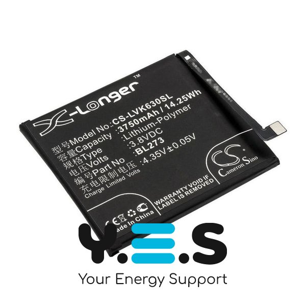 Акумулятор Lenovo BL273 3750 mAh для K6 Note X-Longer CS-LVK630SL