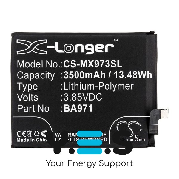 Акумулятор Meizu BA971 3500 mAh для 16S 16S Pro M971 X-Longer CS-MX973SL