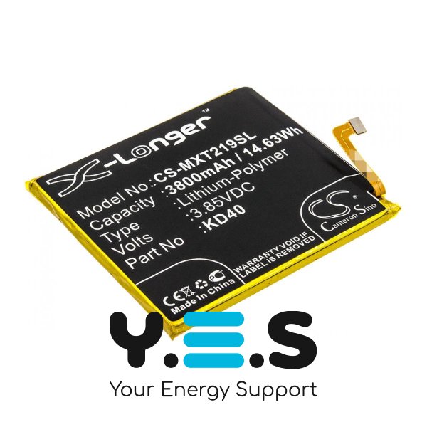 Батарея X-Longer KD40 CS-MXT219SL для Motorola Moto G8 Plus XT2019 3800 mAh