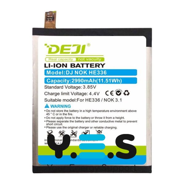 Батарея DEJI HE336 для Nokia 3.1 Nokia 5.1 2990 mAh
