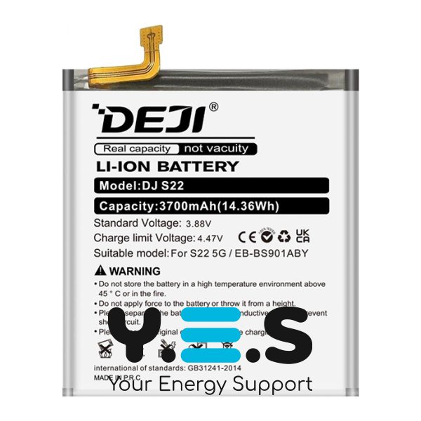Батарея Samsung EB-BS901ABY DEJI для Galaxy S22 5G SM-S901 3700 mAh