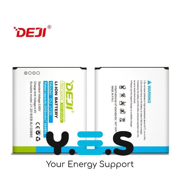 Акумулятор Samsung EB-BJ120CBE DEJI для Galaxy J1 2016 SM-J120 2050 mAh
