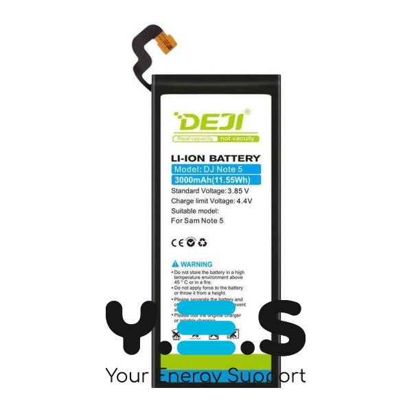 Акумулятор Samsung EB-BN920ABE DEJI для Galaxy Note 5 SM-N920 SM-N9200 SM-N9208 3000 mAh