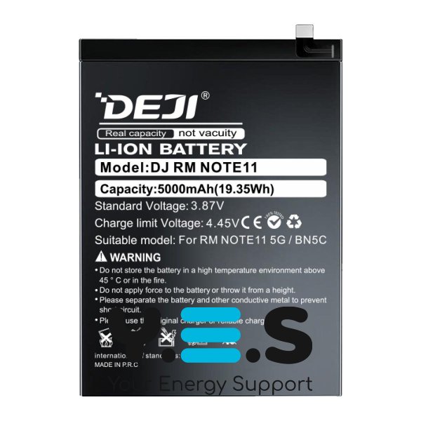 Батарея DEJI Xiaomi BN5C для Redmi Note 11 5G Poco M4 Pro 5000 mAh