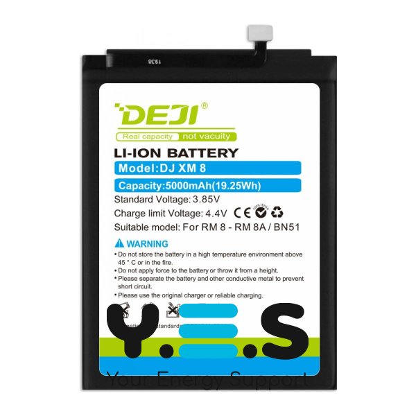 Батарея DEJI Xiaomi BN51 для Redmi 8 Redmi 8A 5000 mAh