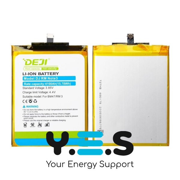 Акумулятор Xiaomi BM47 DEJI для Redmi 4X Redmi 3s Redmi 3 4100 mAh