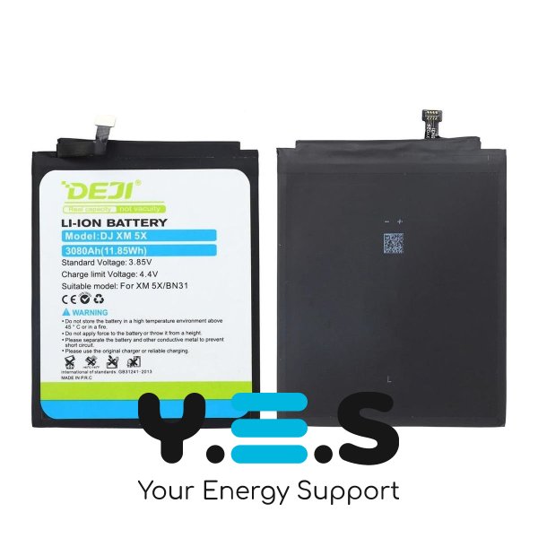 Акумулятор Xiaomi BN31 DEJI для Note 5A Mi A1 Mi5X 3080 mAh