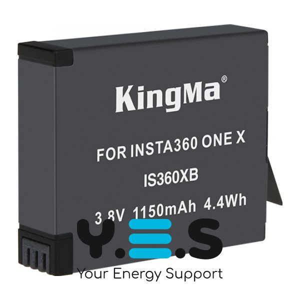 Акумулятор Insta IS360XB (KingMa) для Insta360 ONE X (1150 mAh, 3.8V, 4.37 Wh)