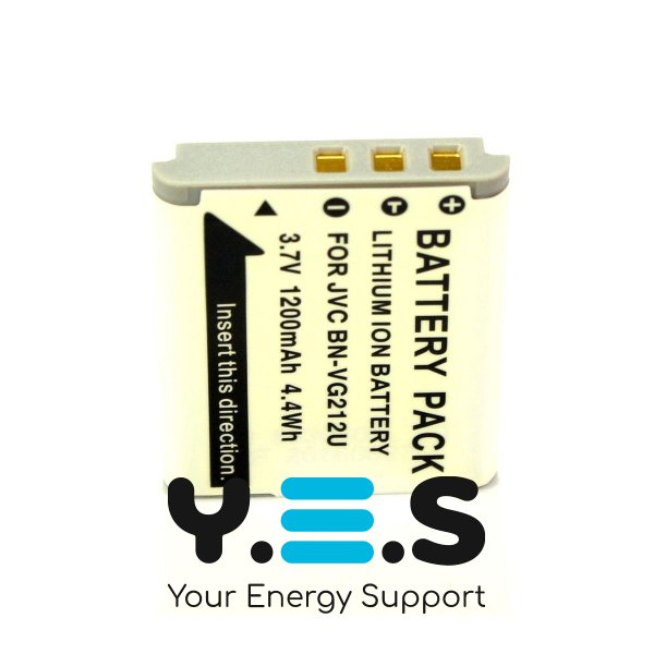 Акумулятор JVC BN-VG212U (1200 mAh, 3.7V, Li-Ion) для GZ-V500, GZ-VX700-серій відеокамер