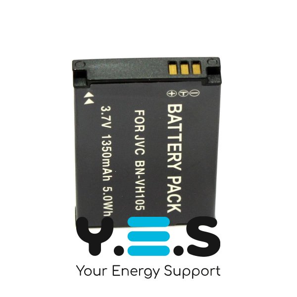 Акумулятор JVC BN-VH105 (1350 mAh, 3.7V, Li-Ion) для JVC GC-XA1, GC-XA2 ADIXXION Action-камер