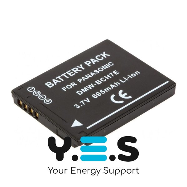 Акумулятор Panasonic DMW-BCH7 (695 mAh, 3.7V, Li-Ion) для DMC-FP1, DMC-FP2, DMC-FP3, DMC-FT10, DMC-TS10