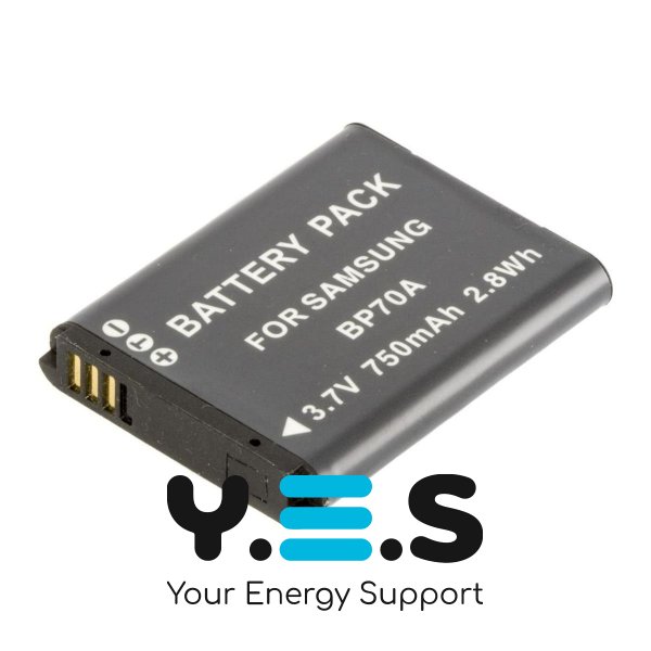 Акумулятор Samsung ES65, PL80, ES70, PL120, ST65  BP70A, EA-BP70A (700 mAh, 3.7V, Li-Ion)
