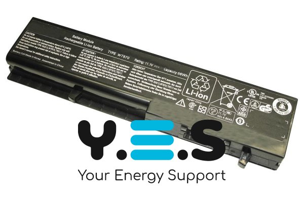 4400mAhr 11.1V акумулятор для Dell Studio 1435 RK813 RK815 RK818