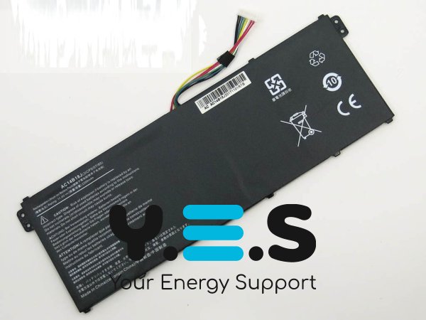 Акумуляторна батарея ACER AC14B18J 11.4V 2200mAh для ноутбуків Aspire E3-111, Aspire E3-112, Aspire E3-112M, Aspire E5-771, Aspire ES1-311, Aspire ES1-433, Aspire ES1-511, Aspire ES1-512, Aspire ES1-572 та Chromebook 13 CB5-311