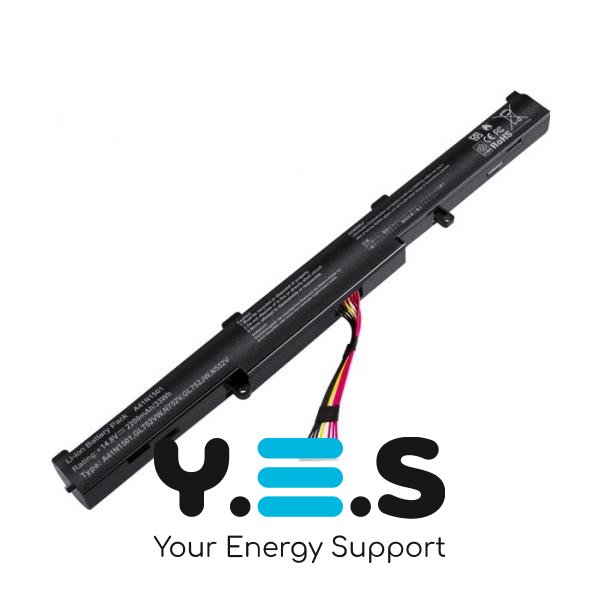 Акумуляторна батарея Asus A41N1501 для ноутбуків GL752VL, GL752VW, N552V, N752V | 14.8V, 32.56Wh, 2200mAh