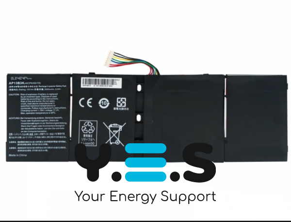 Акумуляторна батарея Acer AP13B8K 14.8V 4000mAh Li-Pol, сумісна з ноутбуками Aspire M5-583P, Aspire V5-572P, Aspire V5-572