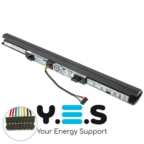 Акумуляторна батарея Lenovo L15S3A01 для ноутбуків IdeaPad V310-14ISK та V310-15ISK, 10.8V, 2200mAh, 24Wh, чорна