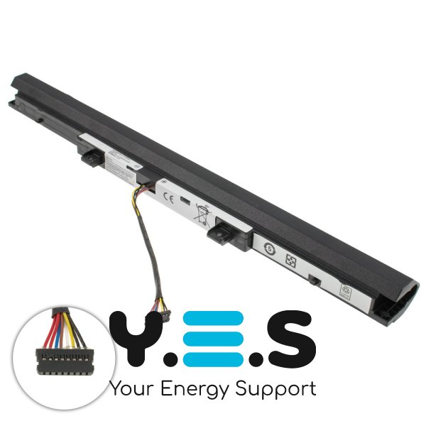 Акумуляторна батарея Lenovo L15C4A02 для ноутбуків IdeaPad V310-15ISK та V310-15IKB, 14.4V, 2200mAh, 32Wh, чорна