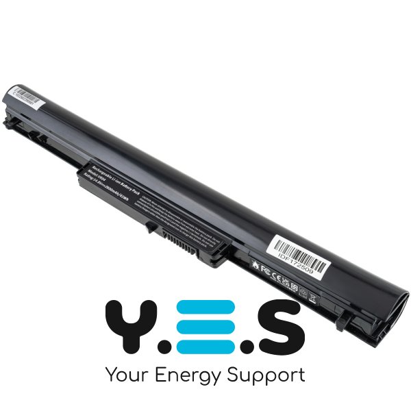 Акумуляторна батарея HP VK04 для ноутбуків Pavilion Sleekbook 14-B000, 14-B100, 15-B000, 15-B100, Ultrabook 15-B000, 15-B100, TouchSmart 15-B10, 14.4V 2800mAh, чорна