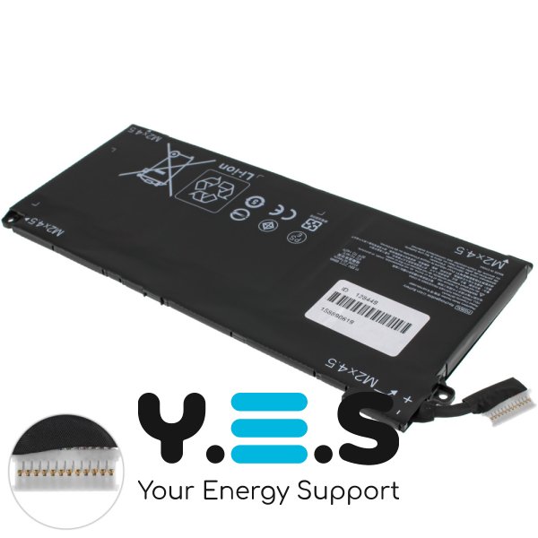 Акумуляторна батарея HP PG06XL для ноутбука Omen 15-DH, 11.55V, 5676mAh, 69Wh, чорна