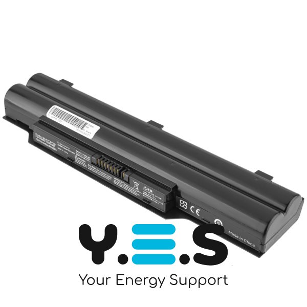 Акумуляторна батарея для ноутбука Fujitsu AH532 / FMVNBP213 / FPCBP331 / FPCBP347AP, 11.1V, 4400mAh, чорна