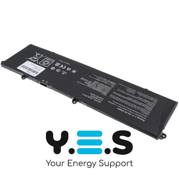 Акумуляторна батарея ASUS C31N2024 для ноутбуків Vivobook Pro M3401QC, M7600QE, X3400PA, 11.55V, 50Wh, чорна