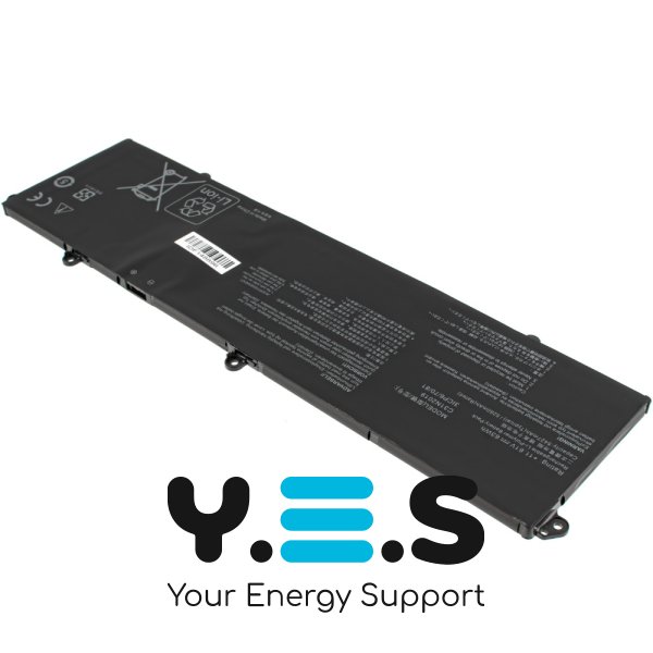 Акумуляторна батарея ASUS C31N2019 для ноутбуків Vivobook Pro M3400QA, M3400QC, X7400PC, 11.61V, 5427mAh, 63Wh, чорна