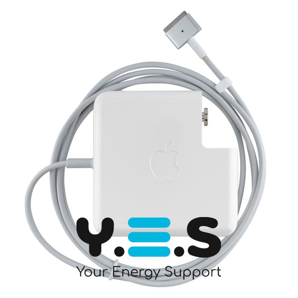 Блок живлення для ноутбука Apple MagSafe 2 — 60W (16.5V, 3.65A), білий, з євроадаптером, T‑подібний роз’єм MagSafe2