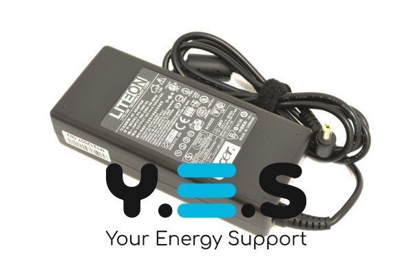 Адаптер живлення для ноутбука Acer PA-1900-05 — 90Вт, 19В 4.74A, роз’єм 5.5×1.7 мм