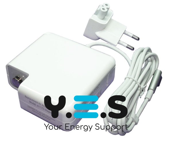 OEM блок живлення для ноутбука Apple MagSafe A1172 (L‑shape) — 85W, 18.5В, 4.6A