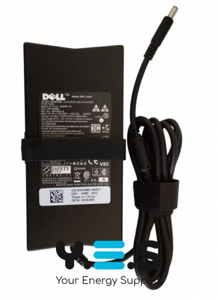 Блок живлення для ноутбука Dell 85W 19.5В 4.62A 4.5x3.0mm Slim ADP-09D Orig