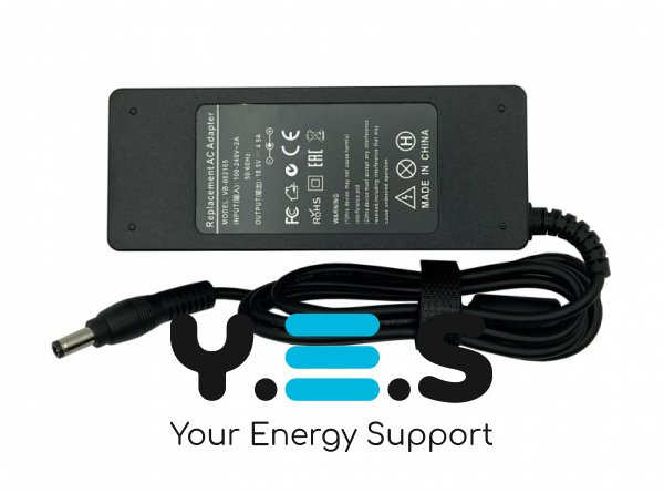 Адаптер живлення для ноутбука HP 90W — 18.5V 4.9A, роз’єм 5.5×2.5 мм, партномер 308745-001