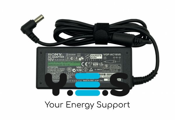 Адаптер живлення для ноутбука Sony 60W (16В, 3.75A) зі штекером 6.5×4.3 мм, модель FPCAC45
