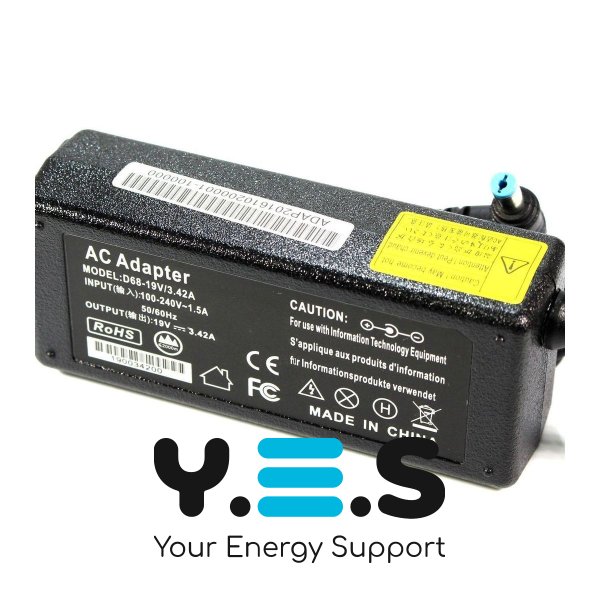 Адаптер живлення KFD для ноутбуків Acer — 19V 3.42A (65W) зарядний блок живлення