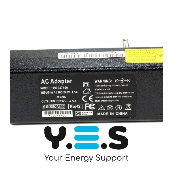 Блок живлення (зарядний адаптер) KFD для ноутбуків Samsung AD-9019S — 19V 4.74A (90W)