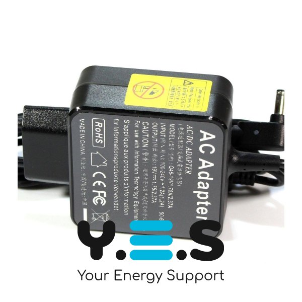 Зарядний пристрій KFD для ноутбуків Asus 19V 2.37A — сумісний з UX21A/UX31A/Q200