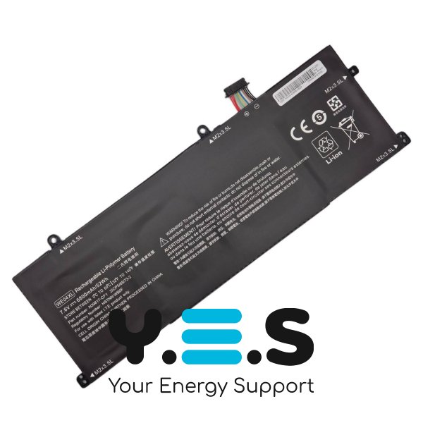 Акумулятор для ноутбука HP WE04XL Pavilion Plus 16-AB / Envy x360 16-AC 7.6V 6800mAh